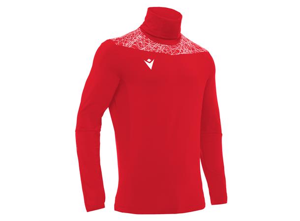 Kolyma Training Top RØD/HVIT S Høyhalset tekninsk treningstop - Unisex 
