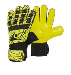 Leopard XH GK Gloves NYEL/BLK 4 Keeperhansker med Flat Cut