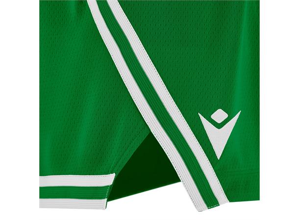Kansas Basket Eco Shorts GRN/WHT XS Teknisk basketshorts - Unisex 