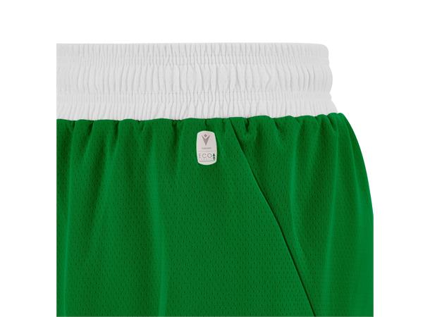Kansas Basket Eco Shorts GRN/WHT XS Teknisk basketshorts - Unisex 